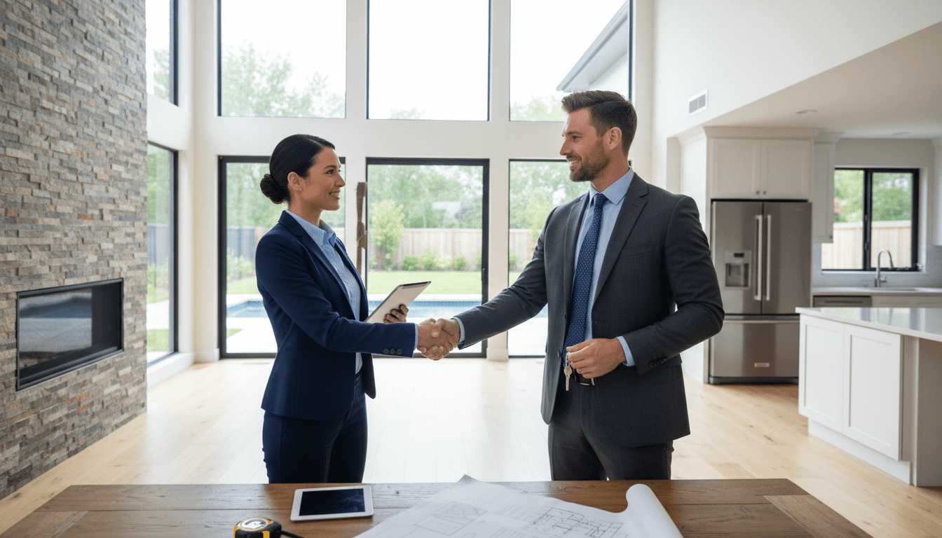 Investor and wholesaler connecting over a property deal